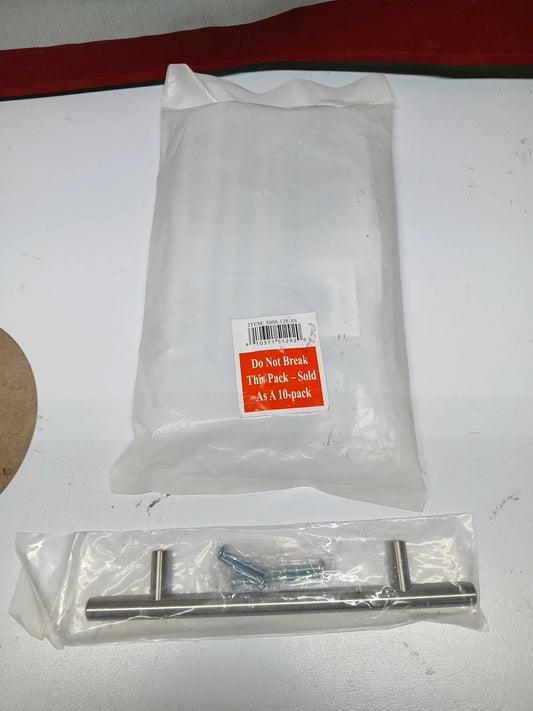 Lot 10 8INCH NEW GlideRite Cabinet Bar Pull Stainless Steel 5" Cc 5008-128-SS