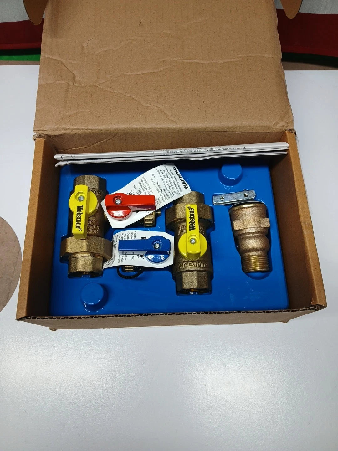 Webstone 3/4 in EXP Ultra-Compact. TanklessWater Heater Service Valve 42443WPRR
