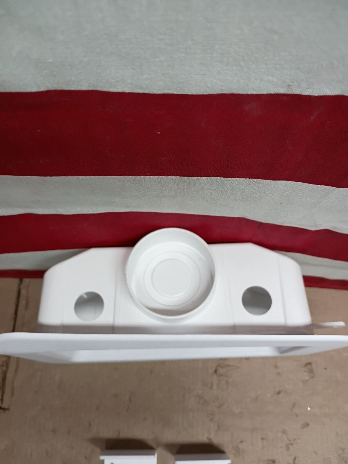 Oatey 38120 Centro Washing Machine Outlet Box Face Plate Brackets Fittings White