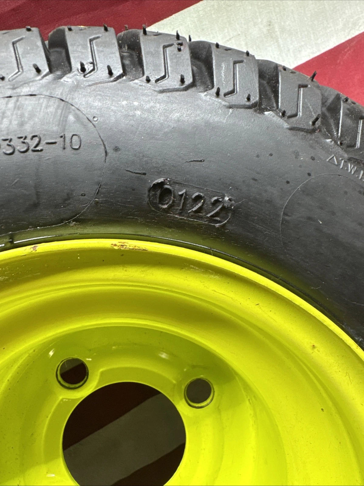 Rear Wheel And Tire For Ryobi Z30Li 80V Zero Turn Lawn Mower