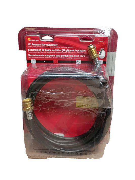 Mr.Heater Propane Hose Assembly - 12’ - F298902,OB