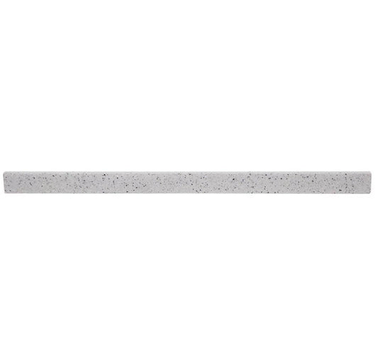 Home Decorators Collection 36.5" W Cultured Marble Vanity Backsplash Silver Ash