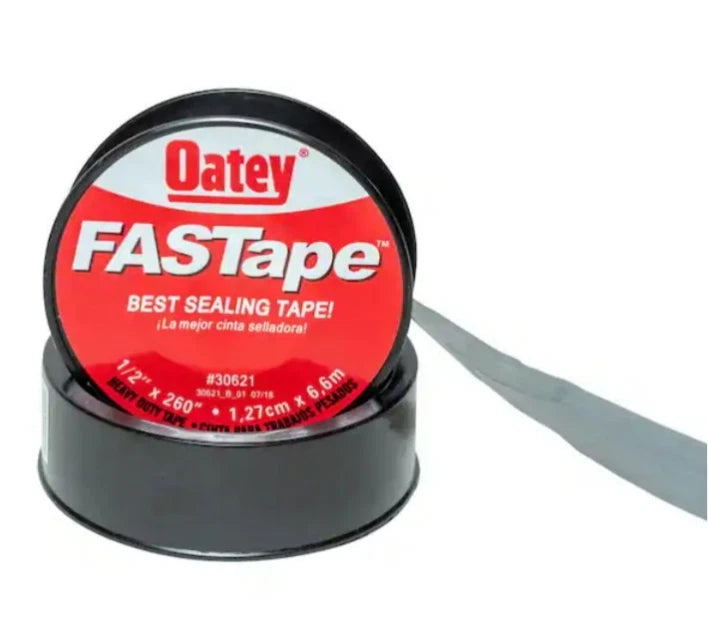 Lot Of 72 Oatey FASTape 1/2 in x 260 in Thread Sealing PTFE Tape Open Box