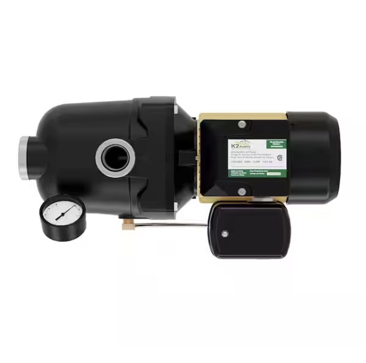 K2 Pumps Shallow Well Jet Pump 1/2 Hp Lead Free Thermoplastic 115/230V NEW