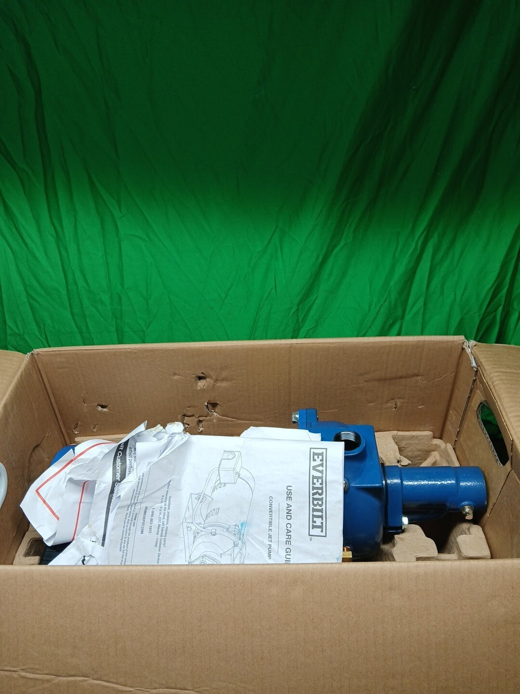 Everbilt 1 HP Professional Convertible Jet Pump *Used* Read Description**