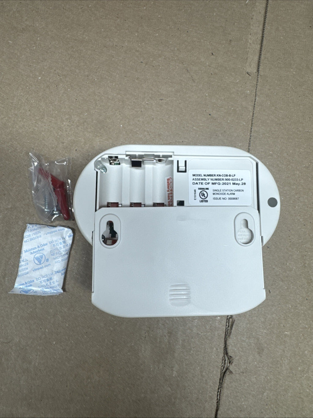 4PK Kidde KN-COB-B-LP Nighthawk Carbon Monoxide Alarm- Battery Operated 21029508