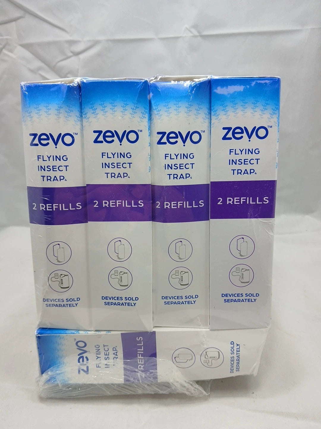 10 Pack Zevo Flying Insect Trap Refill Cartridges -Easy to Use New