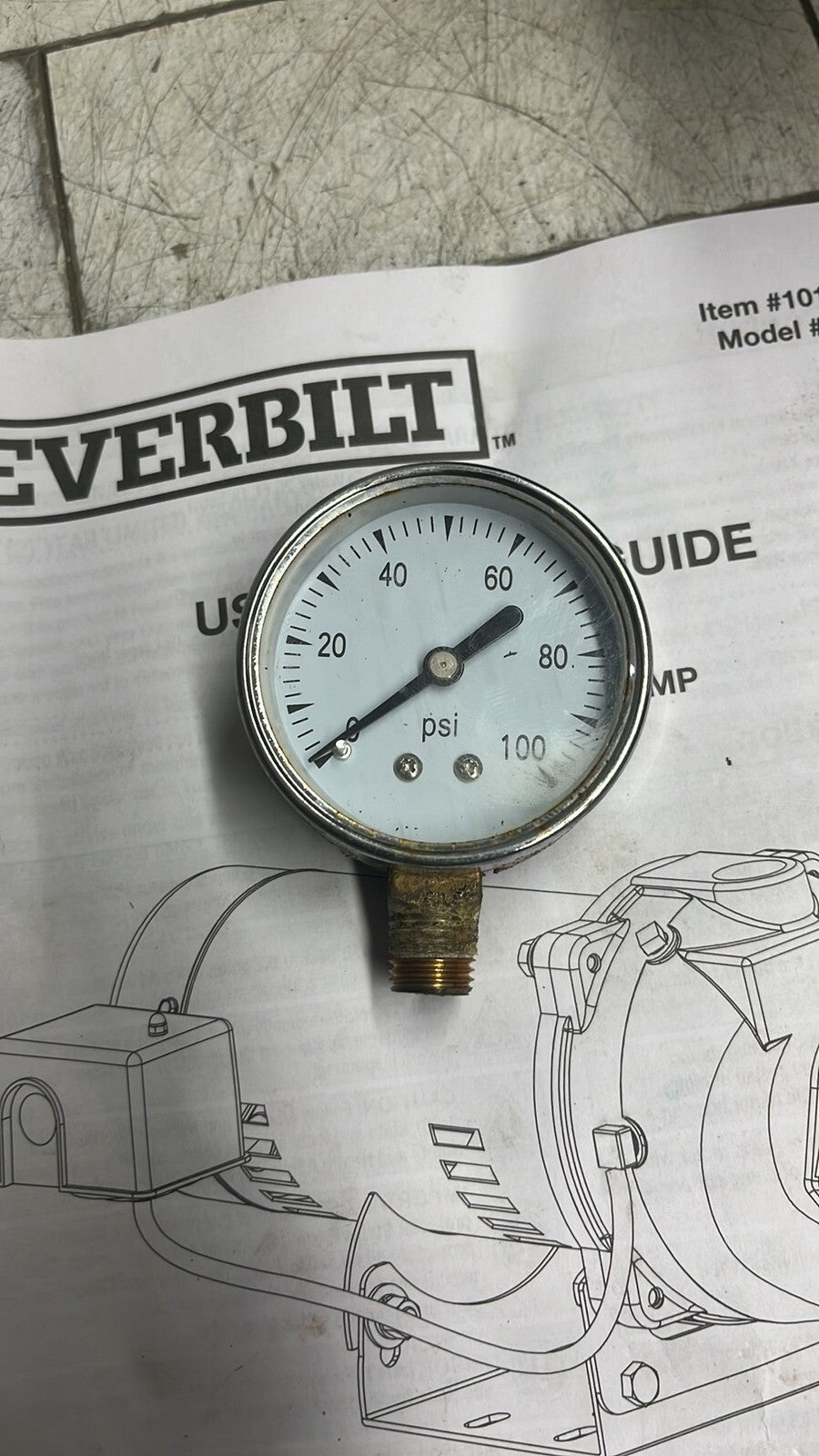 Everbilt HDCWJ10 1HP Professional Convertible Jet Pump *FOR PARTS*