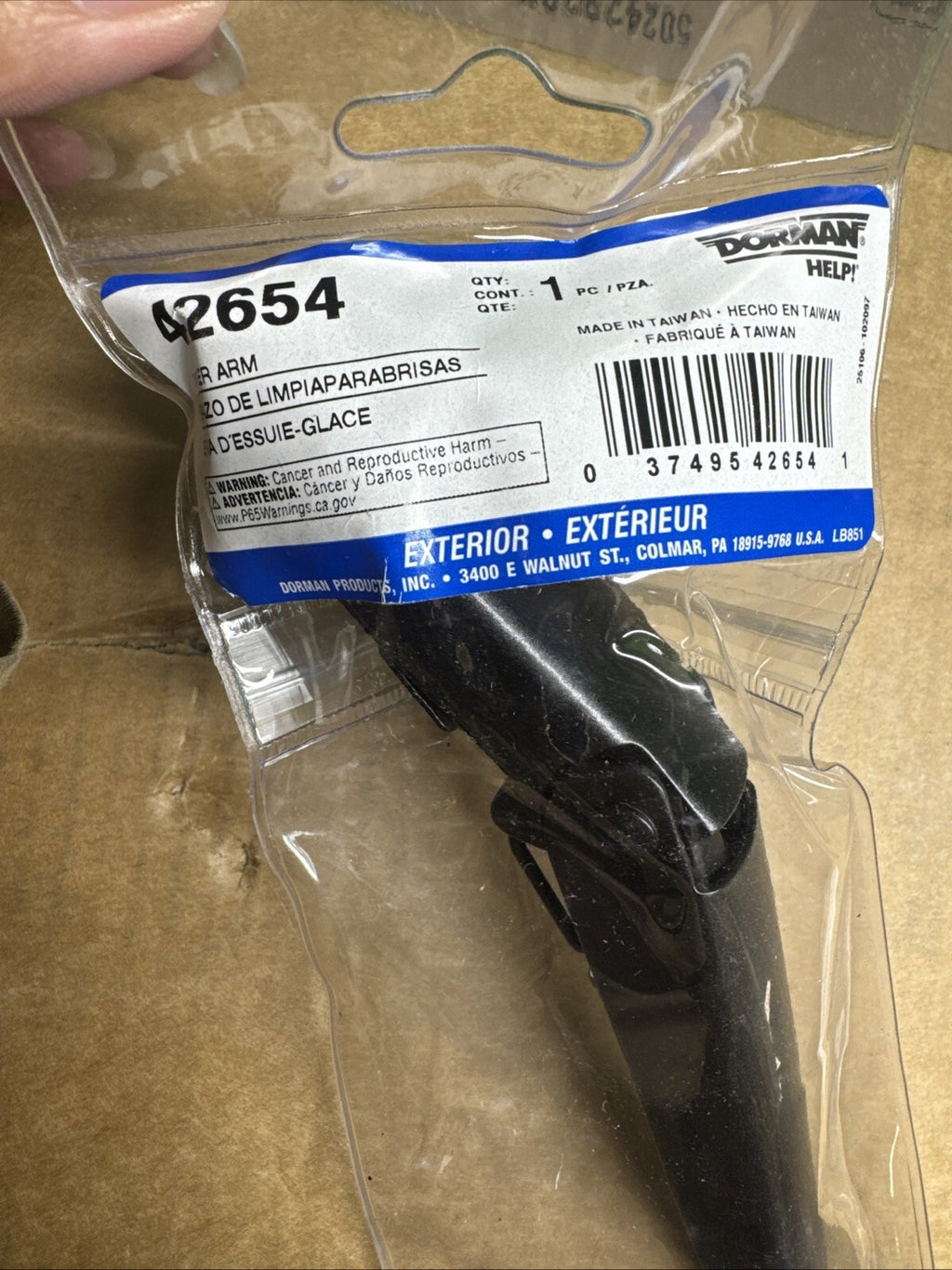 Windshield Wiper Arm Dorman 42654