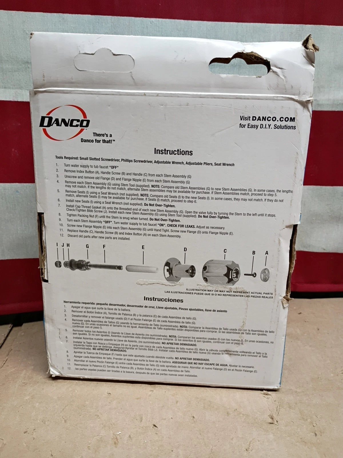 Danco Tub/Shower Remodeling Kit for Pfister Windsor - 39619
