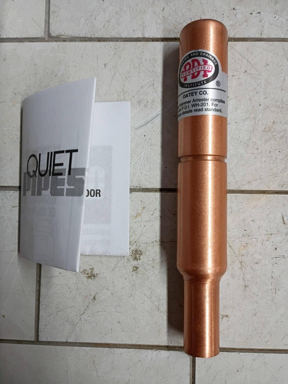5Pk Oatey Quiet Pipes SWT/Press AA Straight Hammer Arrestor 1/2" Male 34442 OB