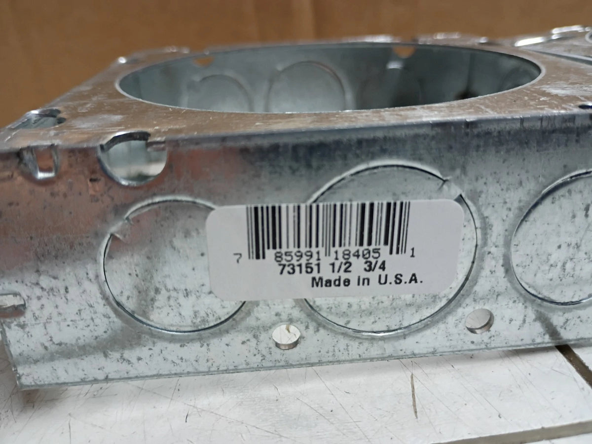 (20 Pack) Steel City 73151 1/2in x 3/4in Square Electrical Box Extension Ring OB
