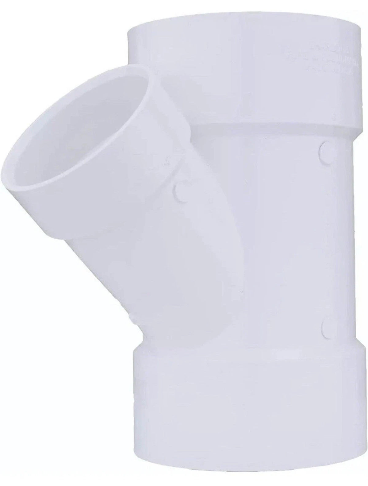 Charlotte Pipe 6” x 6” x 4” PVC DWV WYE Reducing