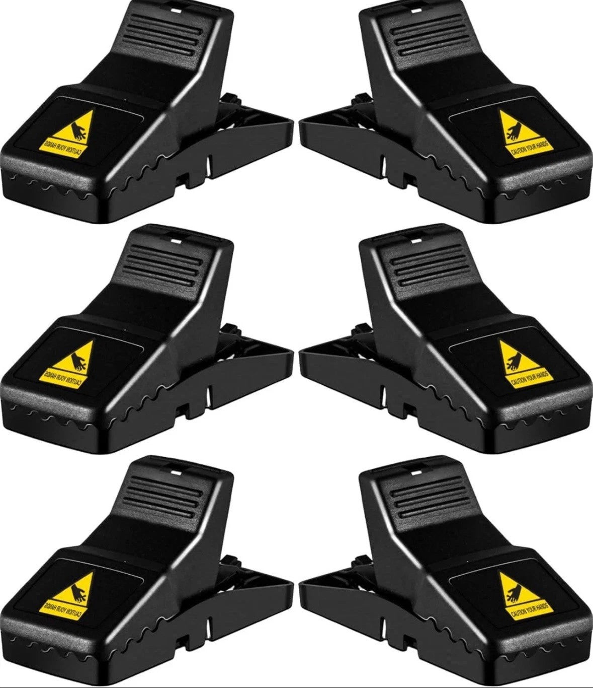 6 PK Feeke Rat Trap, Large Mouse Traps, Mouse Traps Indoor for Home Instant Kill