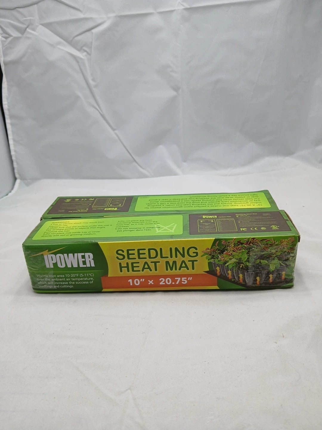 2 Pack Seeding Heat Mat 10"x20" Warm Hydroponic Plant Germination Starting Pad