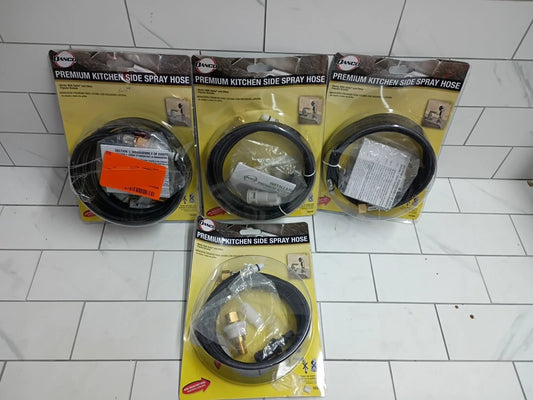 4pk Danco 10340 Premium Kitchen Side Spray Sprayer Hose Open Box