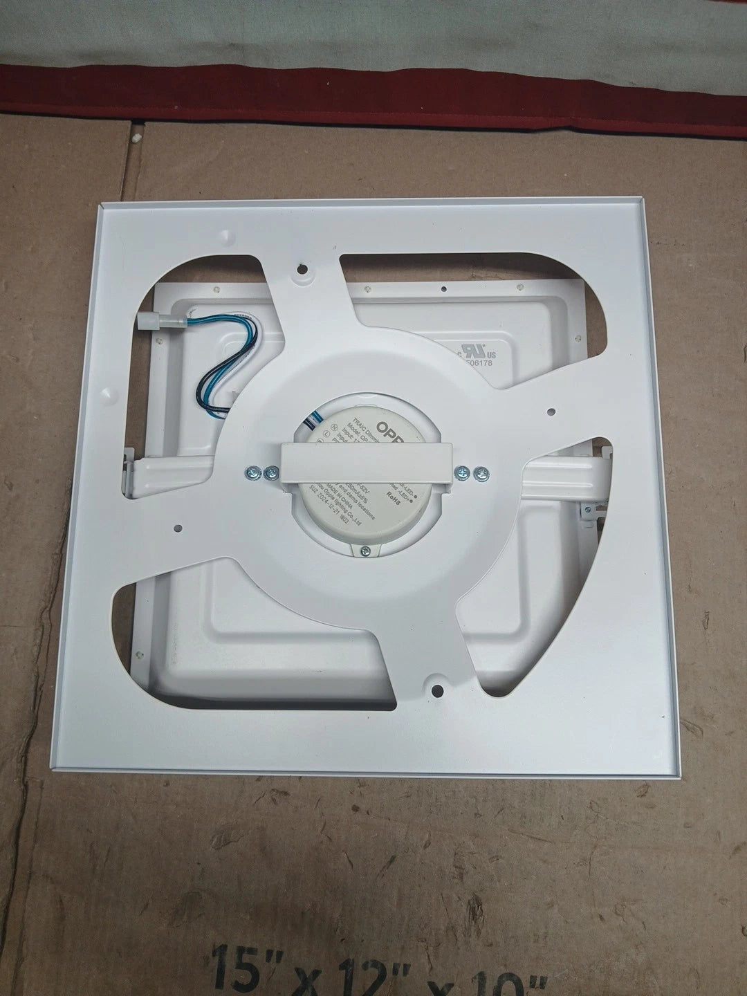Broan NuTone AERN110LTW Bathroom Vent Fan 110 CFM LED Light 1.5 Sones "