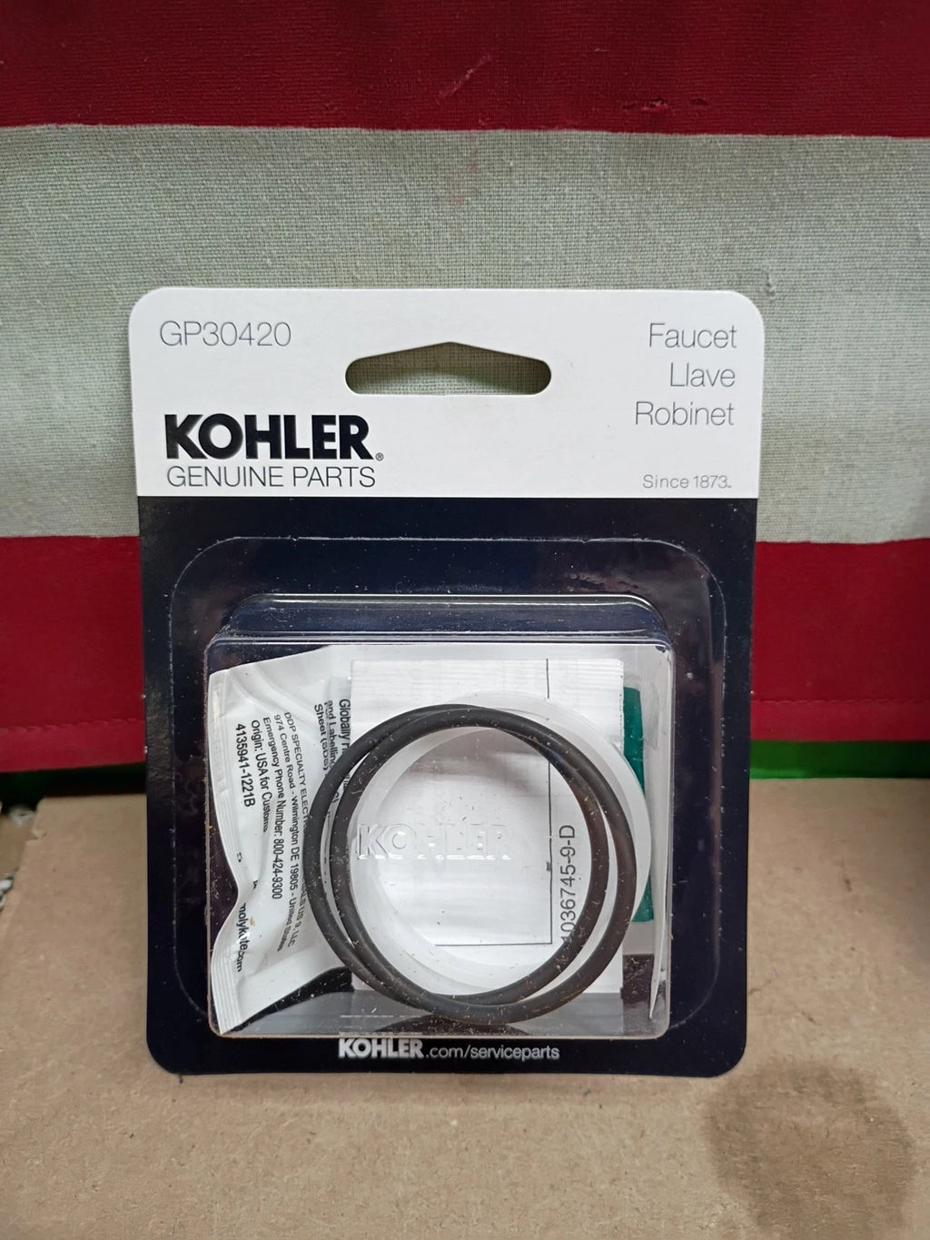 Lot Of 3 Kohler GP30420 ~ O-Ring Seal Kit for Kitchen Faucets.