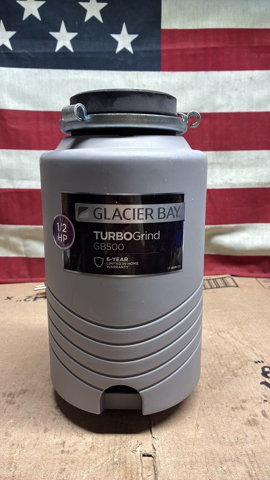 Glacier Bay GB500 Turbo Grind 1/2hp Garbage Disposal Open Box *Read description*