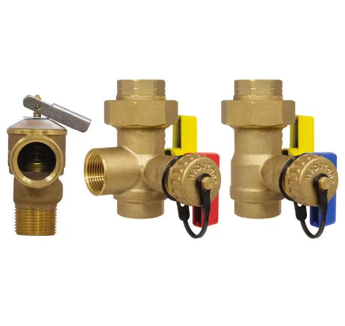 Webstone 3/4 in EXP Ultra-Compact. TanklessWater Heater Service Valve 42443WPRR