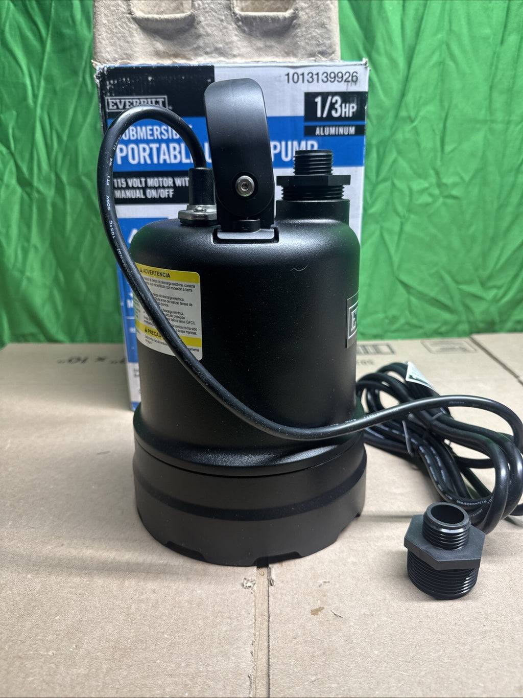 Everbilt 1/3 HP Submersible Aluminum Utility Pump