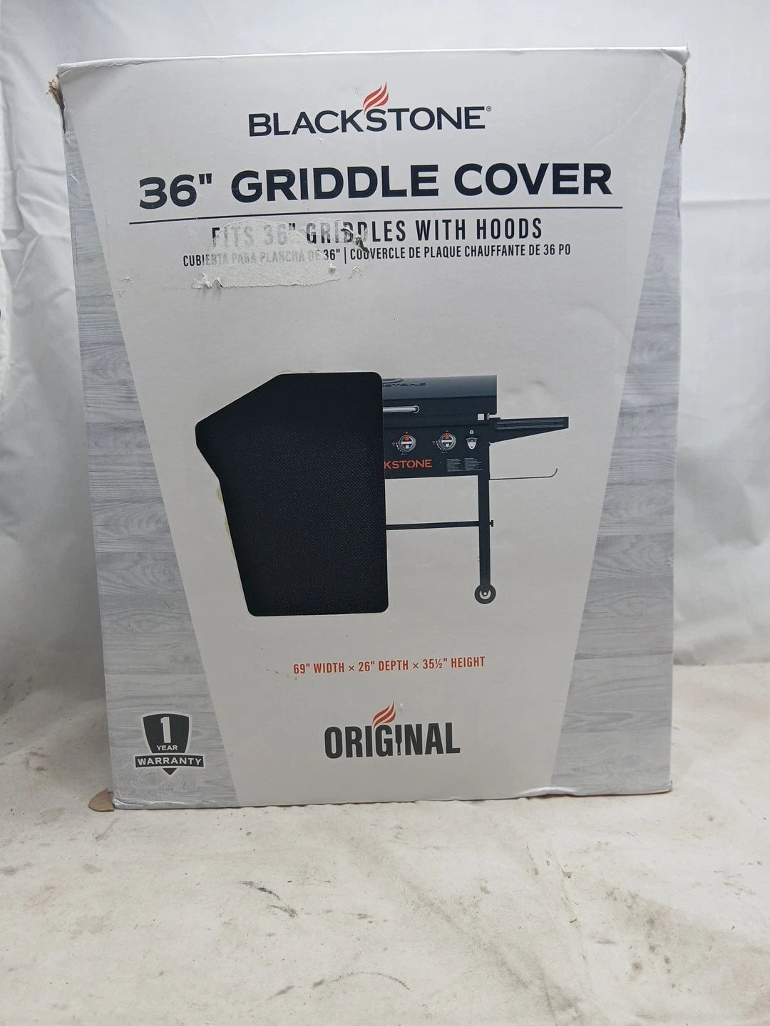 Blackstone 36in Griddle Cover Cooking Station with Hood Water Resistant OB