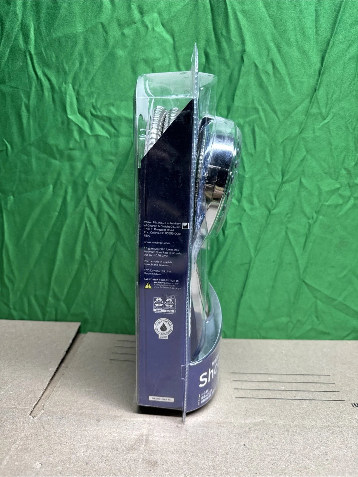 7-Spray Patterns w/ 1.8 GPM 4.75" Wall Mount Adjust Handheld Shower Head, Chrome