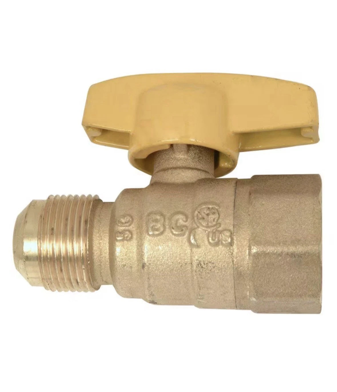4PK New BrassCraft PSSC-61 5/8" OD Flare x 3/4" FIP Angle Gas Ball Valve