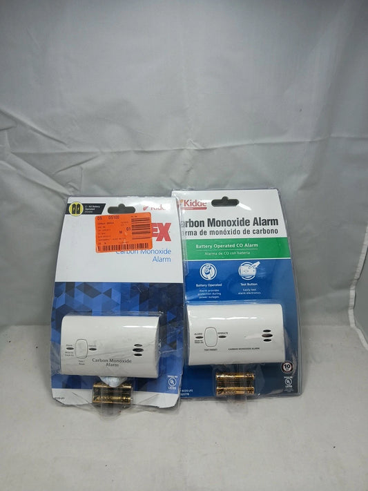 2x Kidde Carbon Monoxide Alarm Battery Operated CO Detector Monitor 9C05-LP2 New