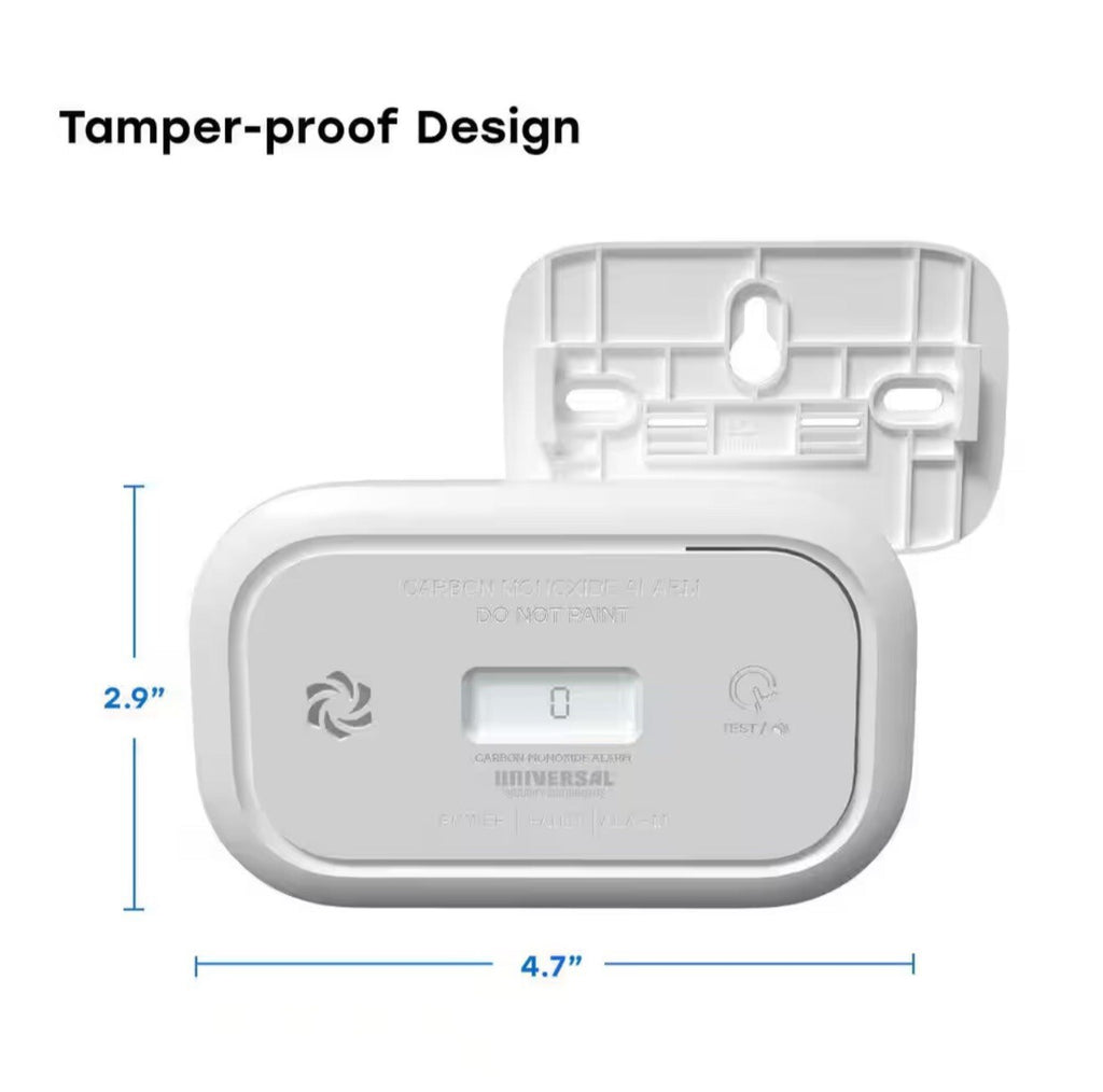 AA Battery Powered Carbon Monoxide Detector with Digital Display NEW