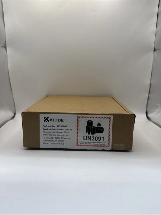Kidde 20SA10 Hardwired Smoke Detector, 10-Year Battery, Interconnectable