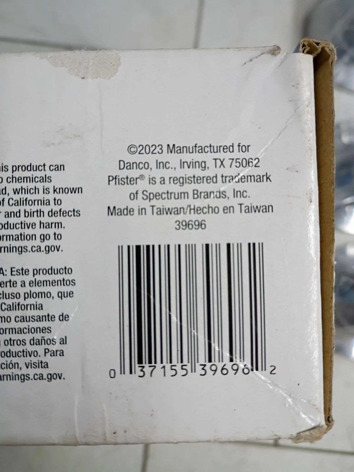 2pk Danco 39696 Cross-Arm 3Handle Tub/Shower Faucet Rebuild Kit Pfister Open Box