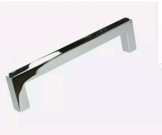 Lot of 10 GlideRite 5" CC Solid Square Slim Bar Pull Polished Chrome - New