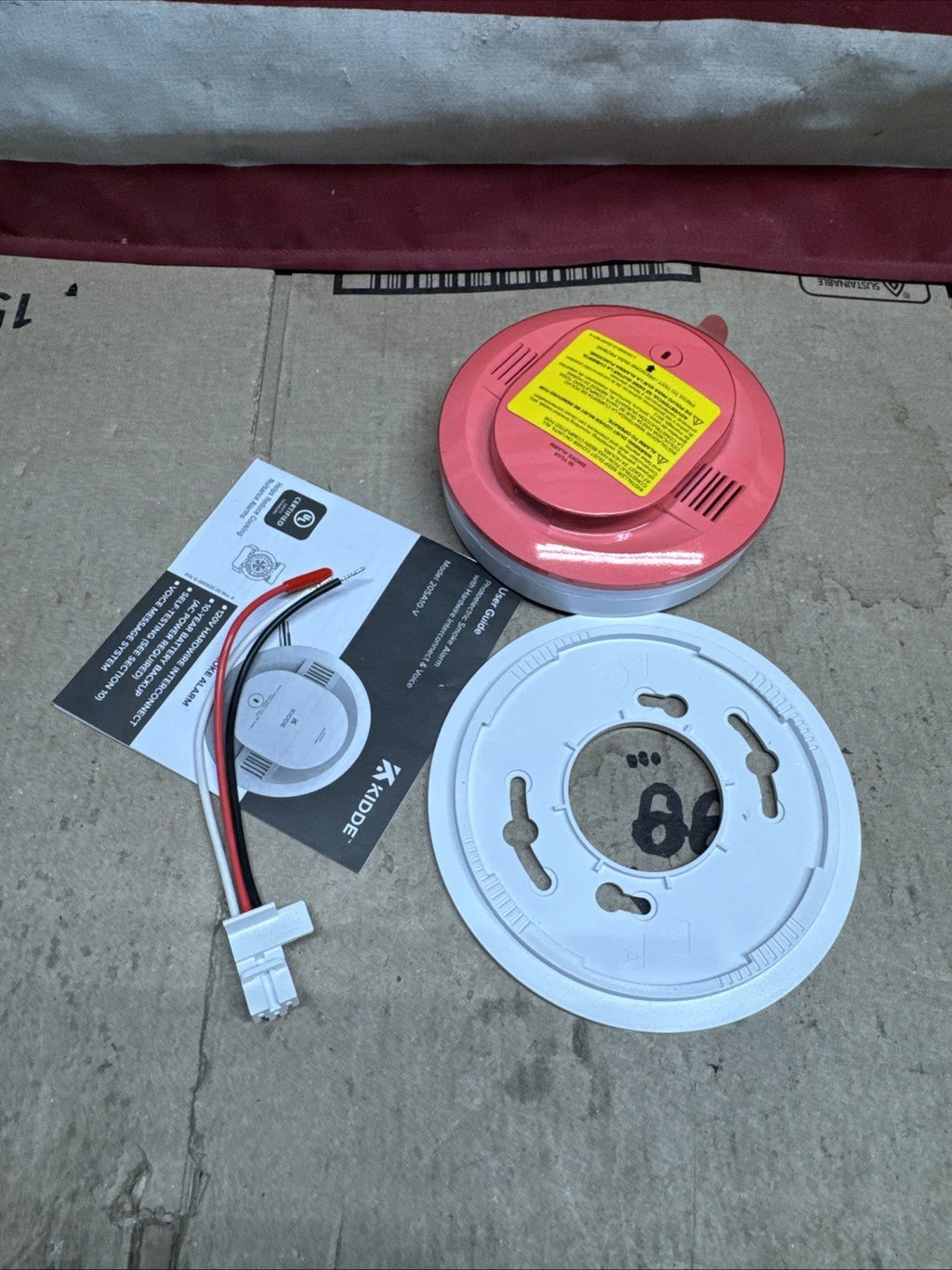 Kidde 20SA10-V Hardwired Interconnected Smoke Detector with Photoelectric Sensor