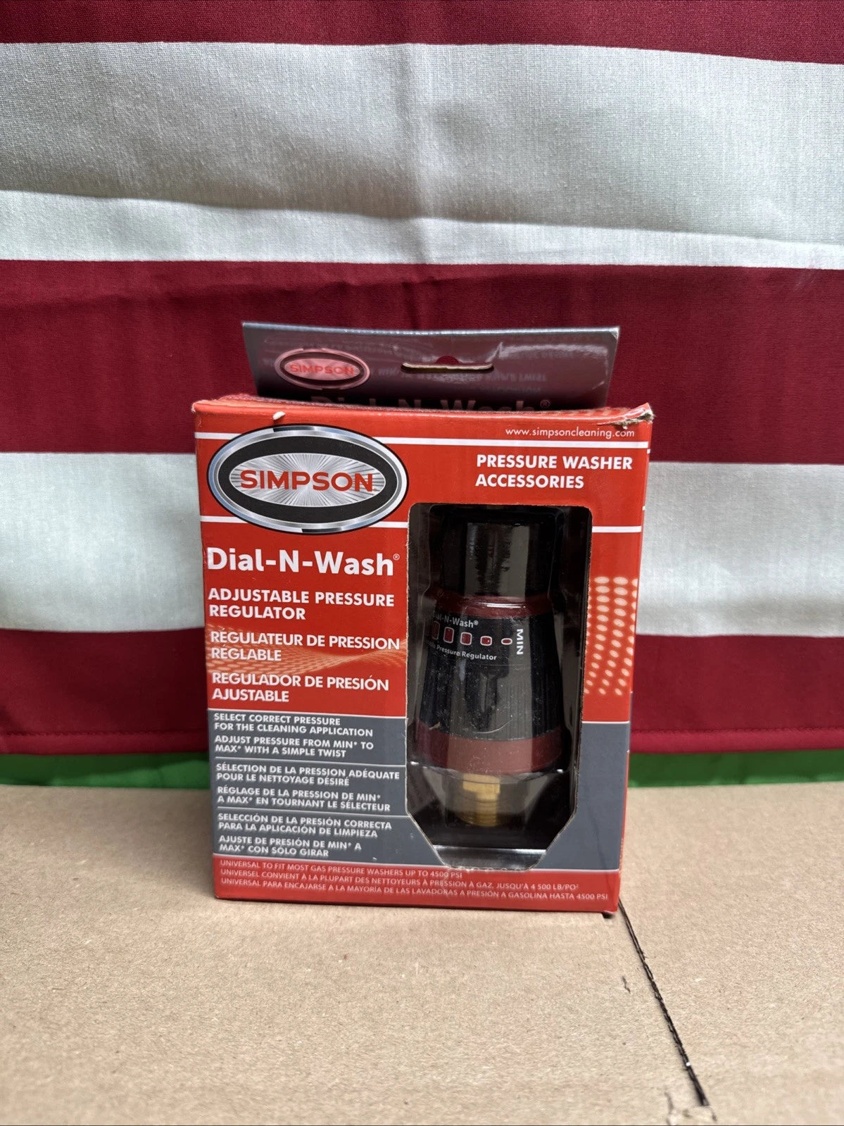 Simpson 4500PSI Dial-N-Wash Adjustable Pressure Washer Regulator 82232 FREE SHIP
