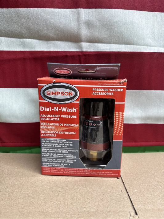 Simpson 4500PSI Dial-N-Wash Adjustable Pressure Washer Regulator 82232 FREE SHIP