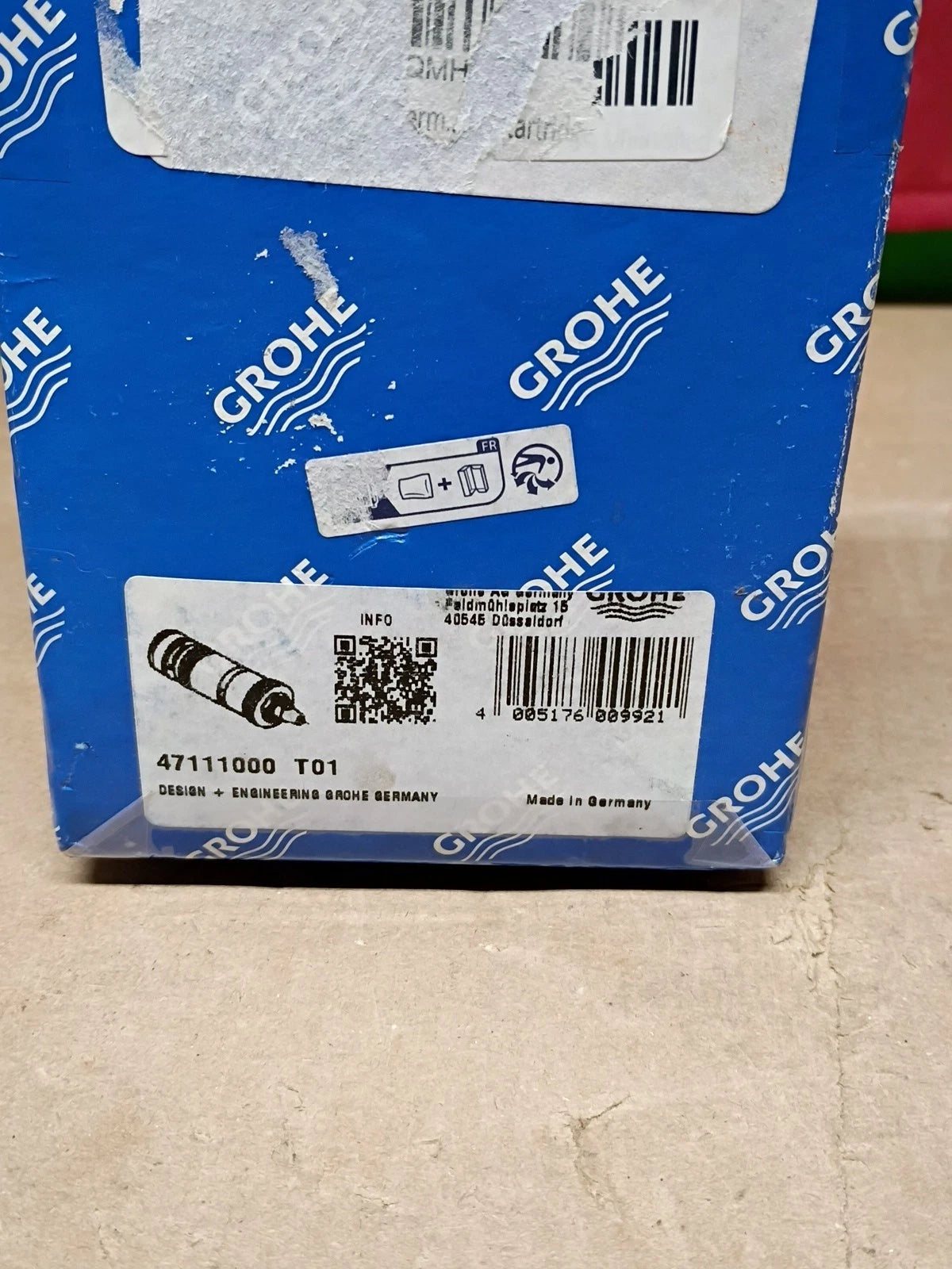 Thermostatic Cartridge 3/4" Thermoelement Mixer 47025000 WORKS W/ GROHE PARAFFIN