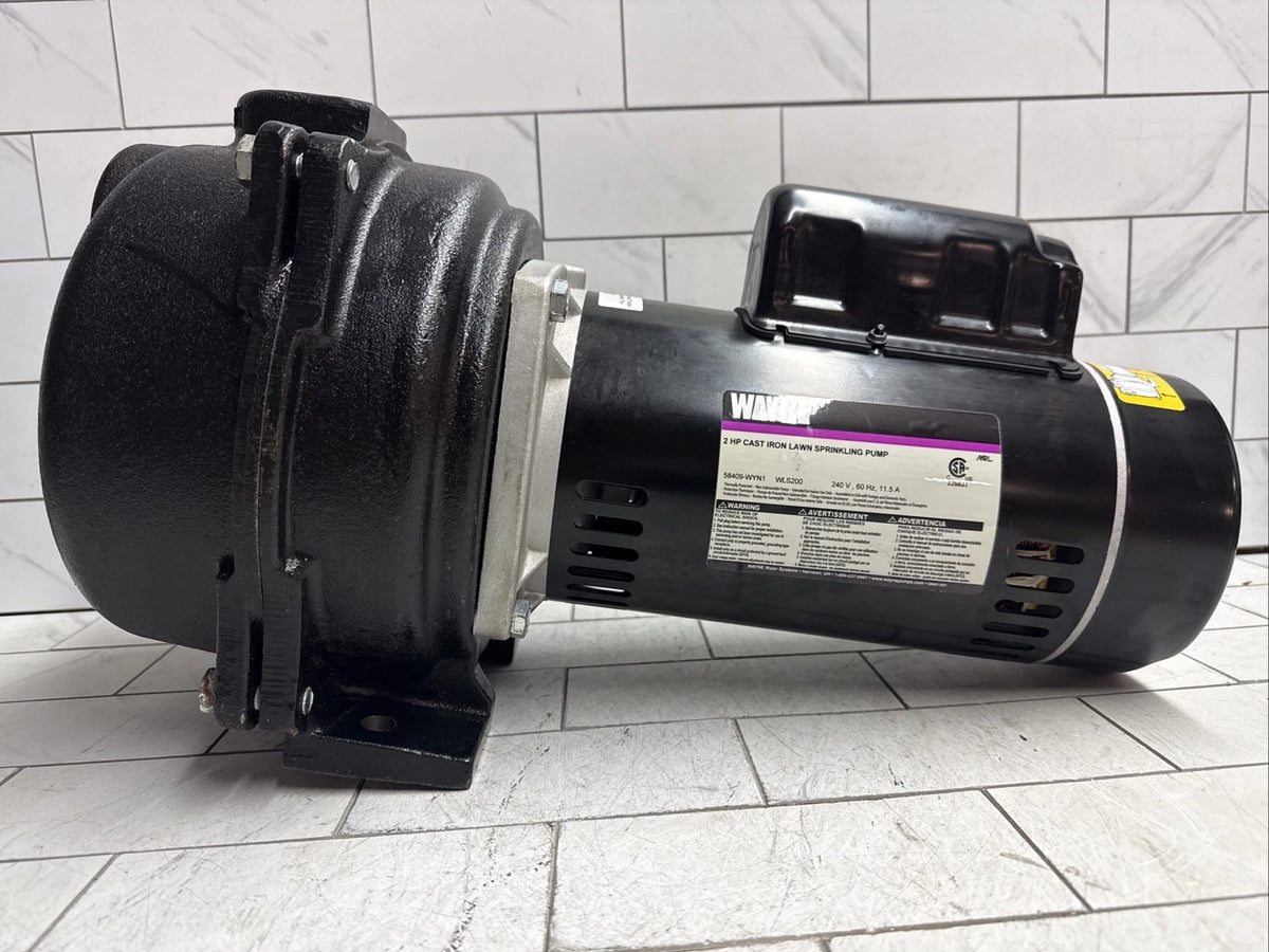 Wayne WLS200, 2 HP Permanent Lawn Irrigation Sprinkler Pump 240V Open Box
