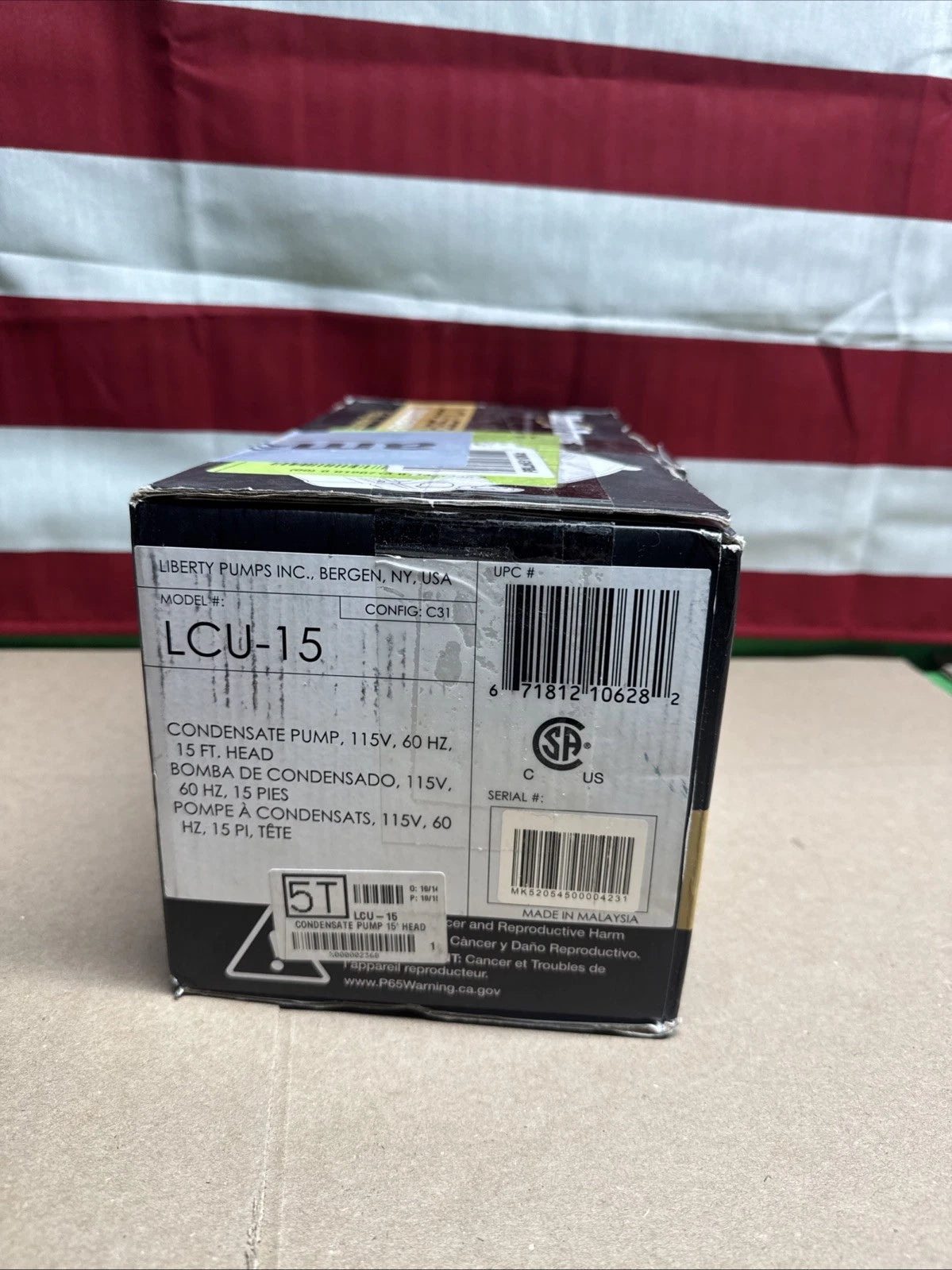 LCU-Series 115-Volt Condensate Removal Pump