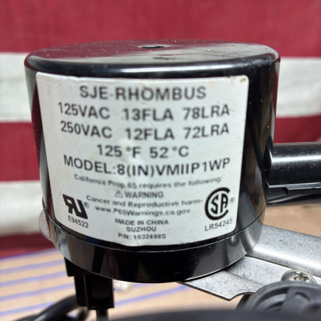 Everbilt HDSP33V 1/3 HP Aluminum Sump Pump Submersible Vertical Switch used