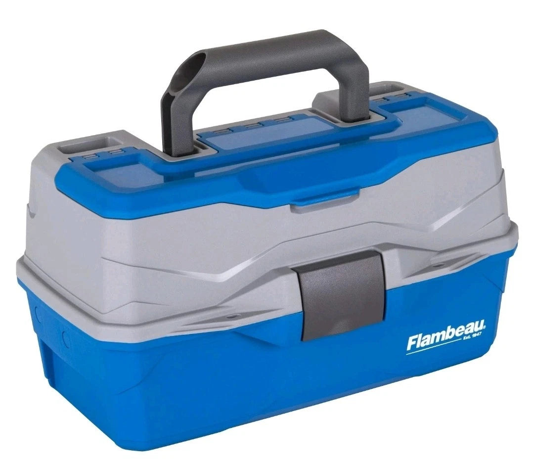 Flambeau Outdoors 6382TB 2-Tray Tackle Box - Classic Fishing Lure Storage