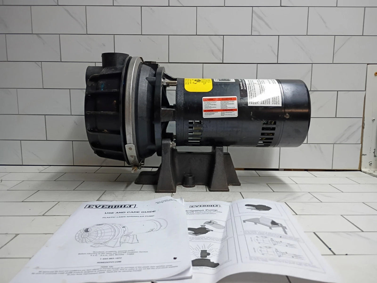 Everbilt HDLS15P, Lawn Irrigation Pump Plastic 1-1/2HP, 52 GPM **PARTS ONLY**