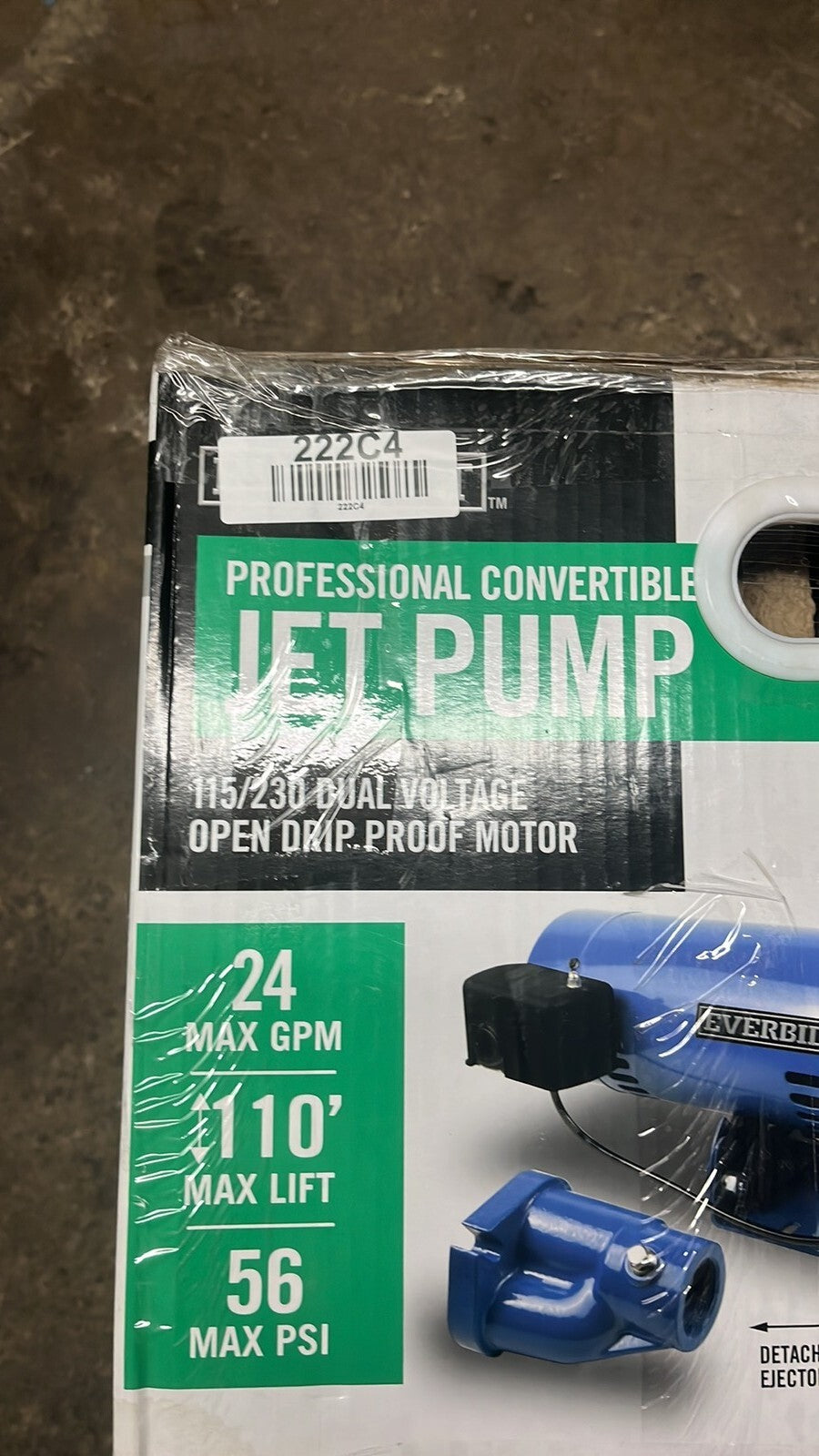 Everbilt HDCWJ10, 1 HP Professional Convertible Jet Pump PARTS ONLY