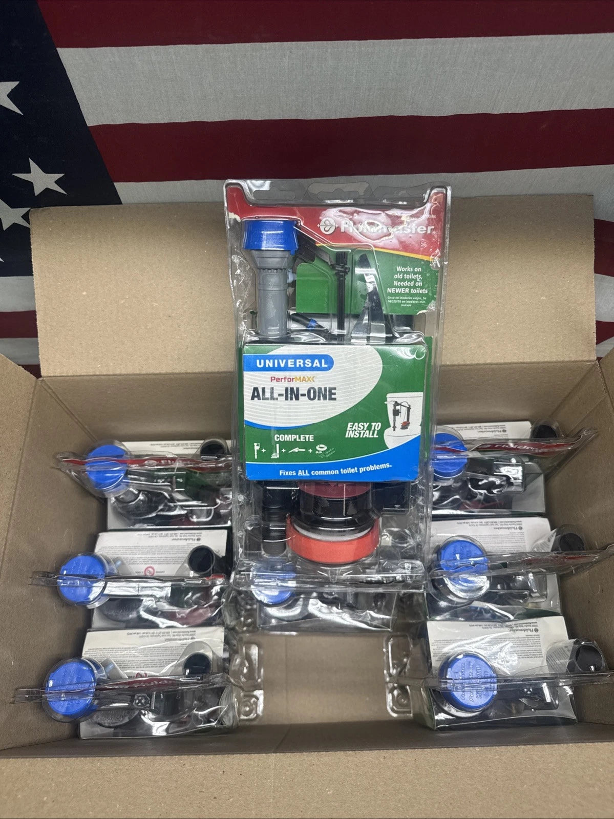 LOT OF 9 Fluidmaster Universal Complete Toilet Rebuild Repair Kit 10" H 400ARHRK
