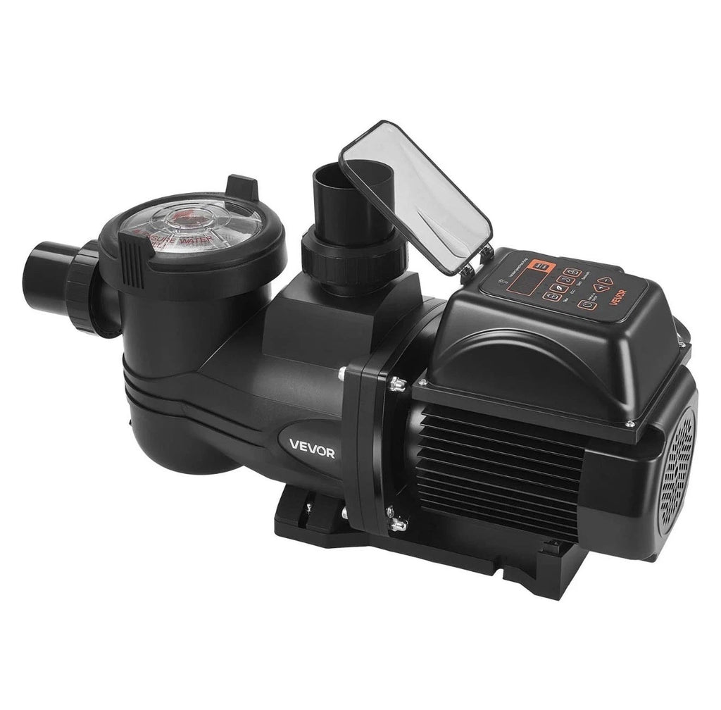 VEVOR Variable Speed Pool Pump 2 HP 220V 145 GPM In/Above Swimming Pool Pump