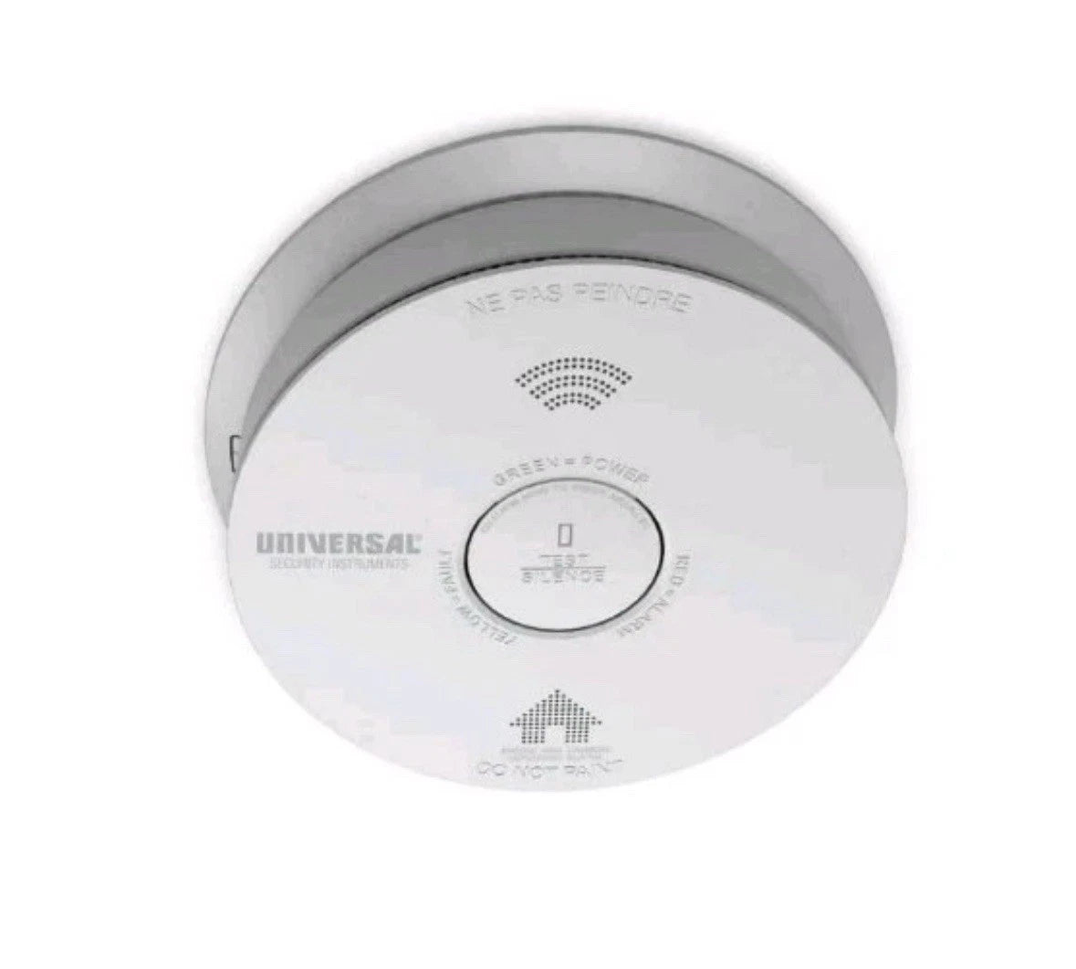USI 10-Year Battery 3-in-1 Smoke Fire and Carbon Monoxide Detector w/Voice Alarm