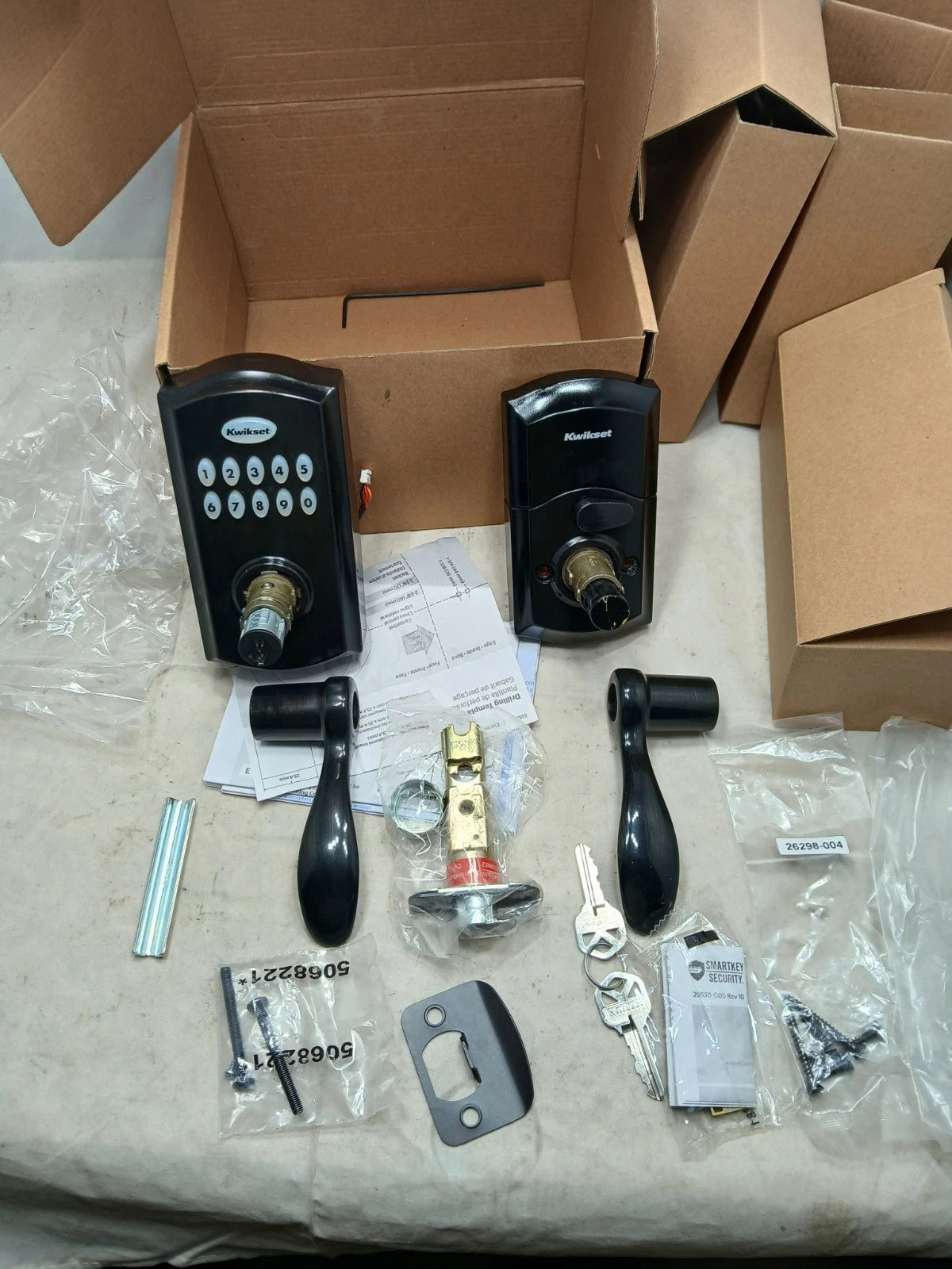 Kwikset SmartCode 955 Pembroke Light Commercial 10Button Keypad Electronic OB