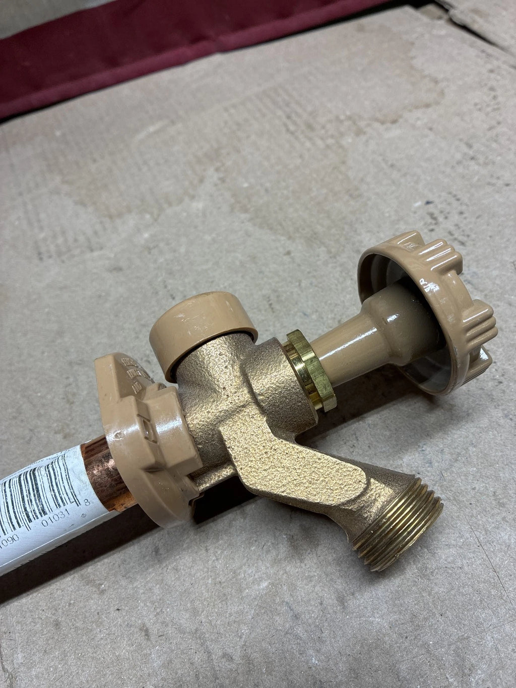 1/2" x 1/2" Brass Sweat x MPT x 10" Freeze-Resistant Anti-Rupture 19cp-10