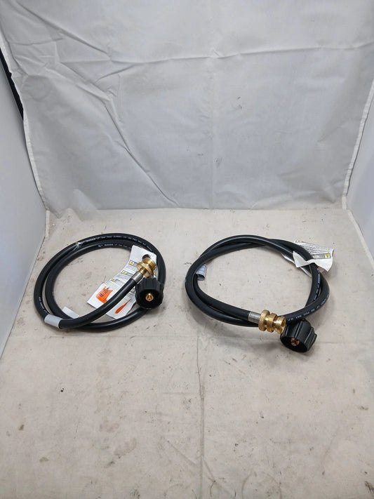 2 Pk Propane Hose Assembly Acme x 1"-20 Male Throwaway Cylinder Thread (Ob)