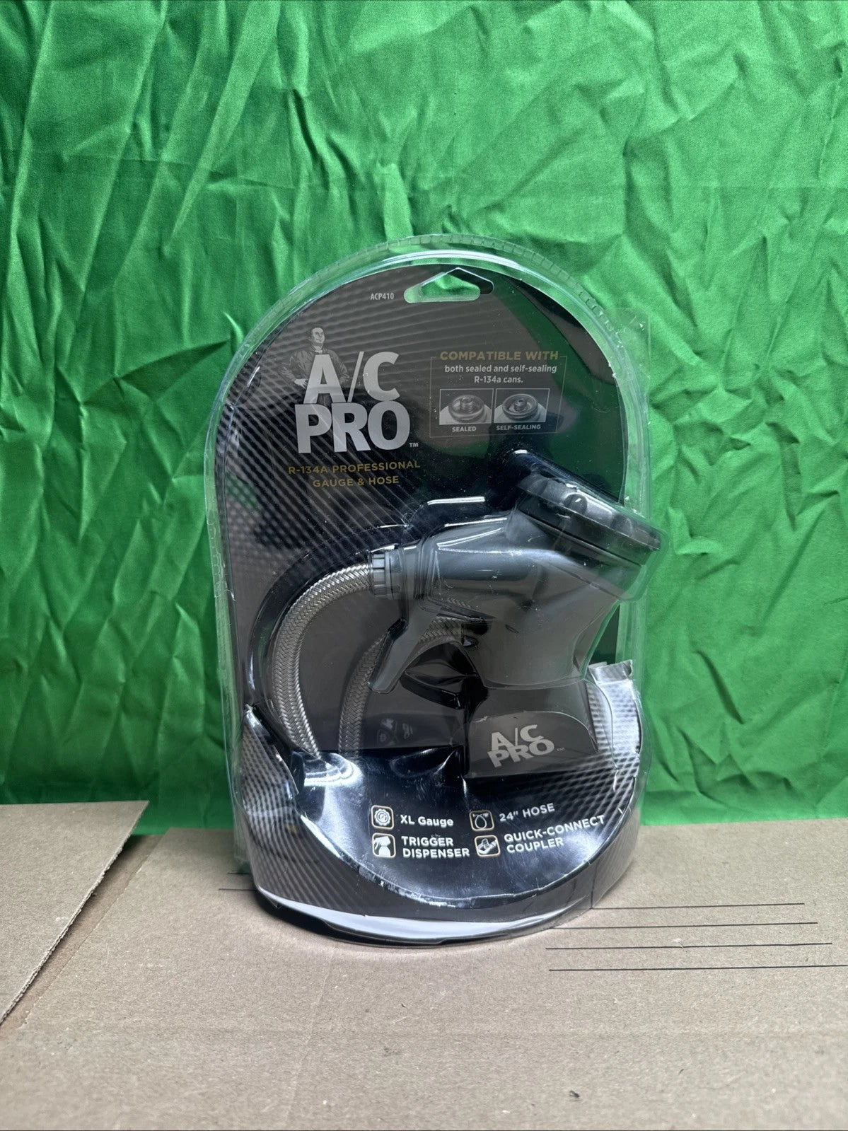 AC Pro Auto AC Recharge Gauge and Hose R134a Quick Connect - Energizer Auto